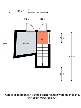 Floorplan - Prinses Irenestraat 28F, 3751 DJ Bunschoten-Spakenburg